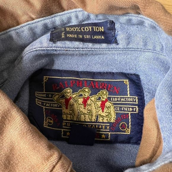 VTG Polo Ralph Lauren Chaps Buton Down 14.5 - Picture 3 of 3